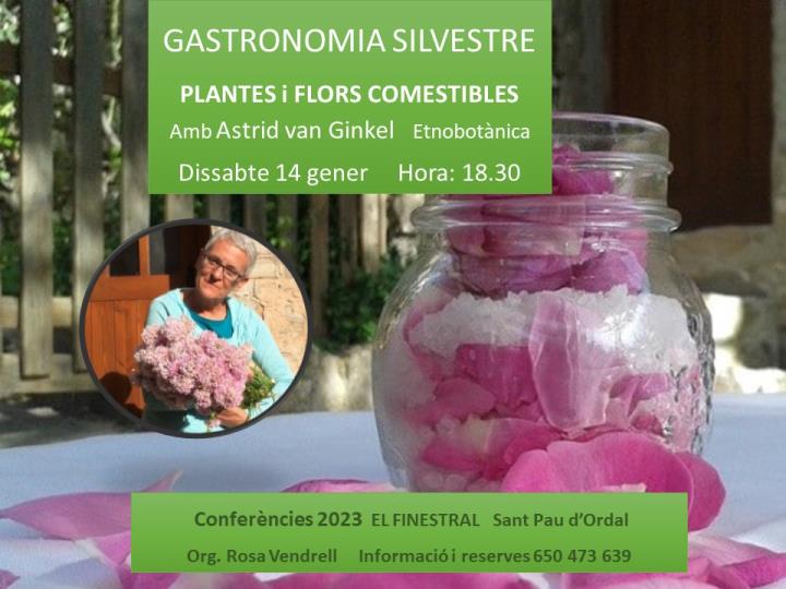 XERRADA GASTRONOMIA SILVESTRE AMB ASTRID VAN GINKEL