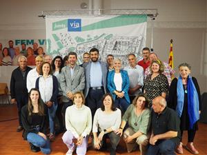 Junts i Via presenten la candidatura a l'alcaldia de Sant Pere de Ribes amb Albert Bonet al capdavant