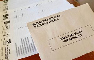 Paperetes eleccions municipals. Eix