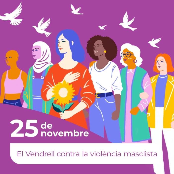 25N: El Vendrell diu prou a la violència masclista