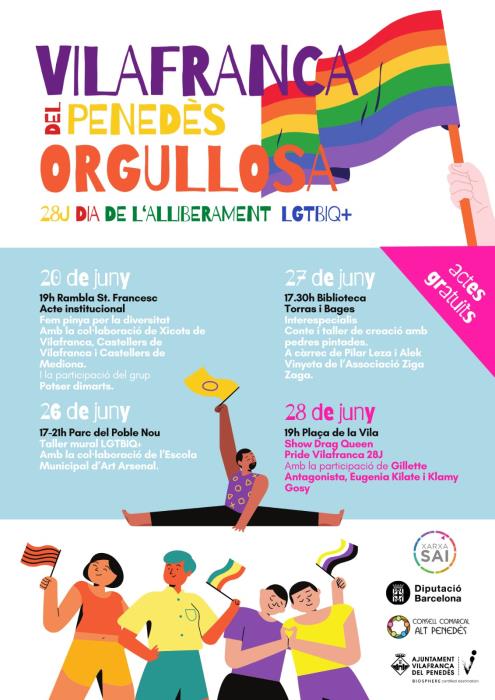 28J-Dia de l’Alliberament LGTBIQ+ a Vilafranca