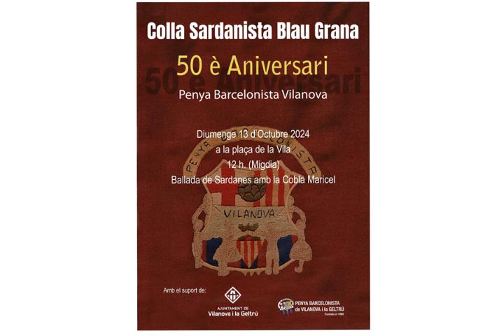 50è aniversari Colla Sardanista Blau Grana