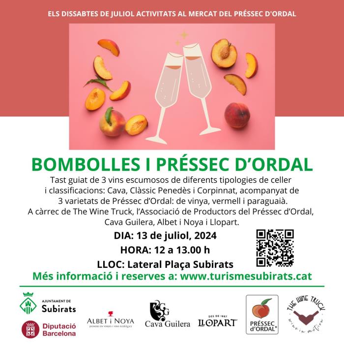 Bombolles i Préssec d'Ordal al Mercat del Préssec d'Ordal