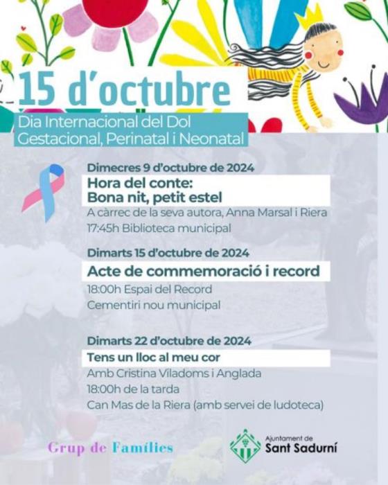 Commemoració del Dia del dol gestacional, neonatal i perinatal