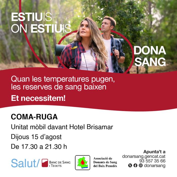 Donació de sang a Coma-ruga