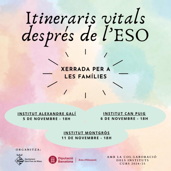 Itineraris vitals després de l’ESO