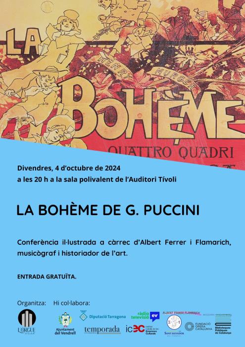 La Bohème de Giacomo Puccini