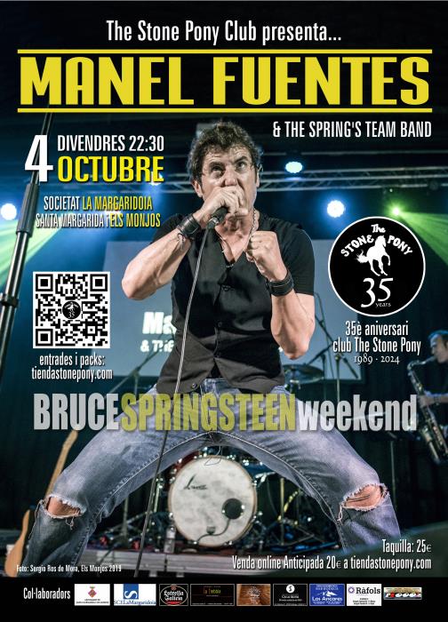 MANEL FUENTES & THE SPRINGS en concert