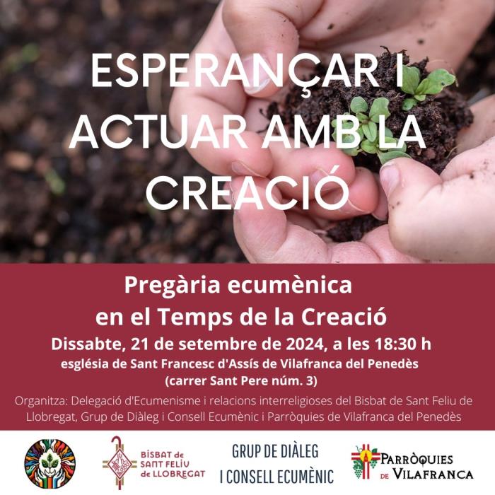 Pregària ecumènica Temps de la Creació 