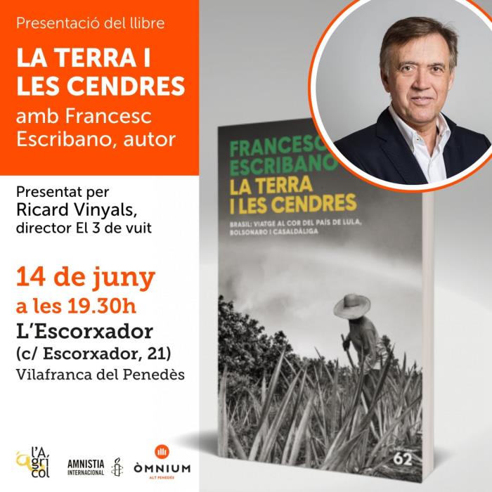 Presentació del llibre La Terra i les cendres, de Francesc Escribano