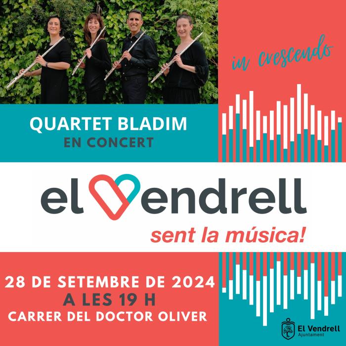 Quartet de flautes travesseres Bladim