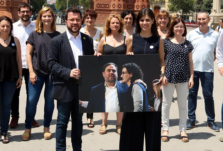 aragonés, junqueras, marta rovira. ACN