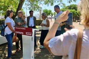 Asens aposta des de Vilanova per unes polítiques europees que fomentin l'ús del ferrocarril i que interconnectin aeroports