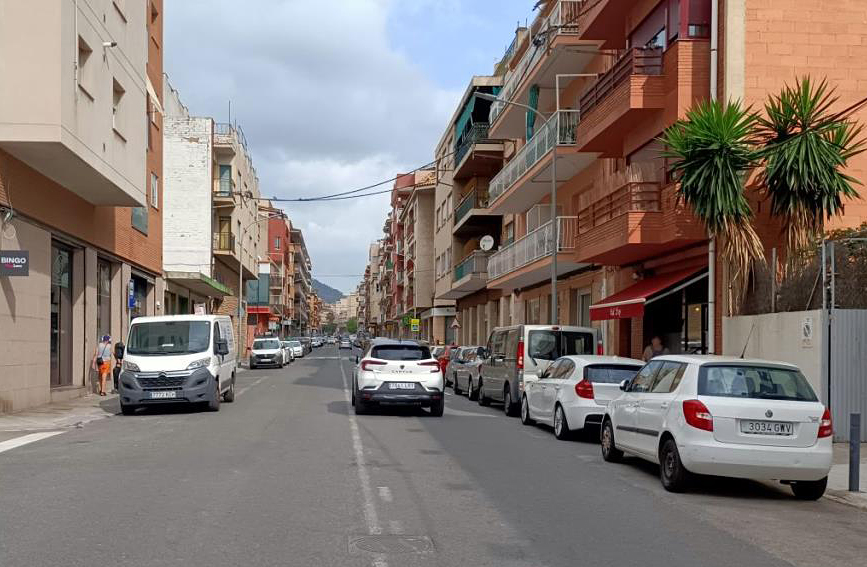 Avinguda Sant Vicenç. Eix