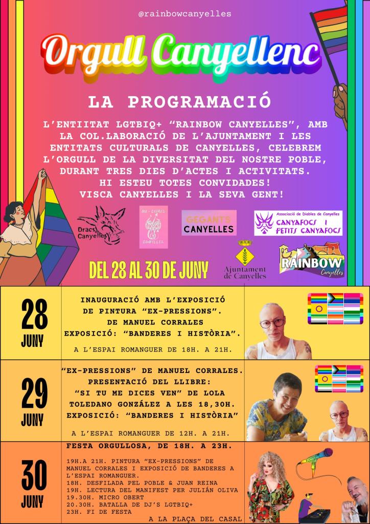 Canyelles celebra el Dia de l'Orgull LGTBIQ+ amb una desfilada i diverses activitats. EIX