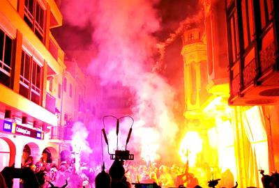 Carretillada de la Festa Major de l'Arboç. @Fran_Lorenzo95