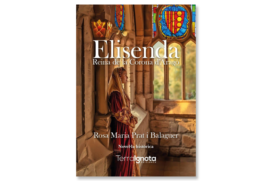 Coberta d' “Elisenda, reina de la corona d’Aragó”. Eix