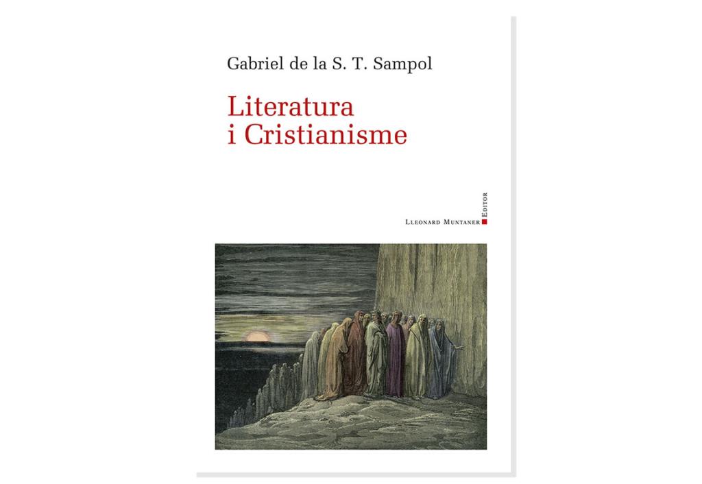 Coberta de 'Literatura i Cristianisme'  de Gabriel de la S.T. Sampol. Eix