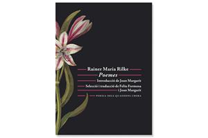 Coberta de 'Poemes', de Rainer Maria Rilke . Eix