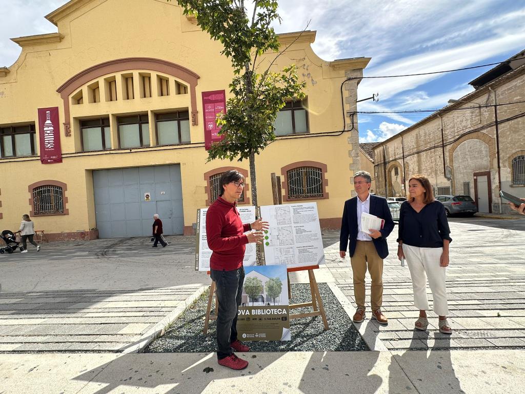 Comencen les obres de la nova biblioteca de Vilafranca que ha d’obrir portes la tardor del 2026. Ajuntament de Vilafranca