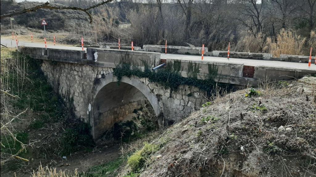 Comencen les obres per a rehabilitar i ampliar el pont de Can Cartró a Subirats. Diputació de Barcelona