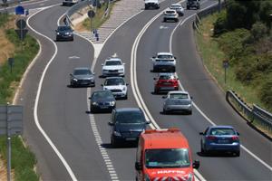 Creix un 150% l’accidentalitat a la C-31 entre Vilanova i Cubelles