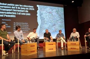Debat amb els grups polítics amb implantació a les 4 comarques de la Vegueria que es presenten a les eleccions europees. Eix