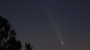 El famós cometa C/2023 A3 Tsuchinshan-ATLAS s'ha deixat veure també al Penedès des de Viladellops, Olèrdola. Fran Lorenzo