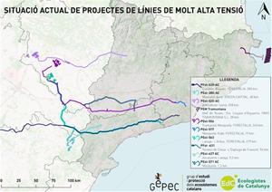 El GEPEC-EdC presenta noves al·legacions al  “Clúster Begues” i la seva línia MAT. ACN