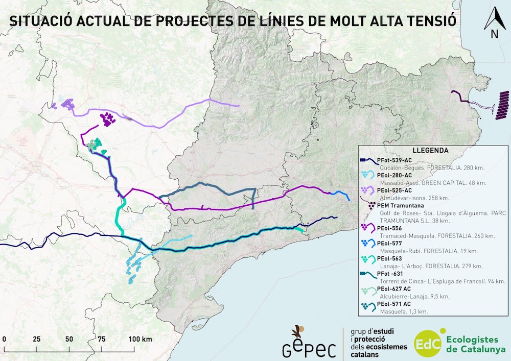 El GEPEC-EdC presenta noves al·legacions al  “Clúster Begues” i la seva línia MAT. ACN