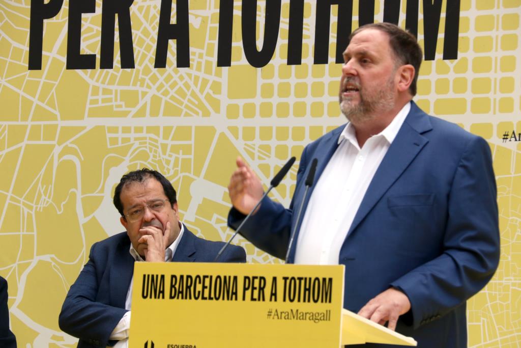 Elena coincideix amb Junqueras que les qüestions internes d'ERC 