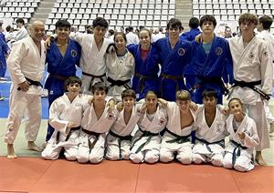 Els alumnes de l'Escola de Judo Vilafranca - Vilanova