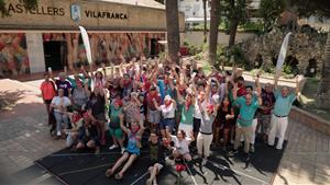 Els Castellers de Vilafranca i la Fundació Pinnae fan pinya per a la inclusió