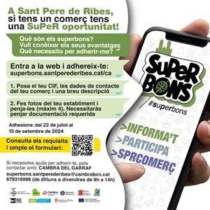 Els SuperBons incentiven les compres locals a Sant Pere de Ribes. EIX