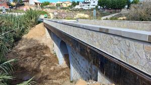 Finalitzades les obres de rehabilitació i ampliació del pont de Can Cartró, a Subirats. Diputació de Barcelona