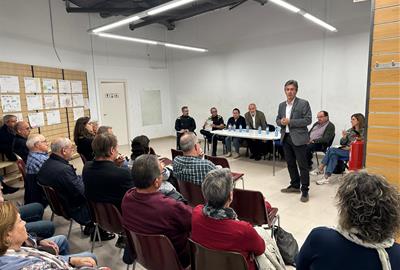 FranCisco Romero anuncia una nova tanda de visites a tots els barris en el marc de l’Alcaldia de Proximitat. Ajuntament de Vilafranca