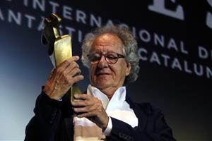 Geoffrey Rush rep el Gran Premi Honorífic del Festival de Sitges . ACN