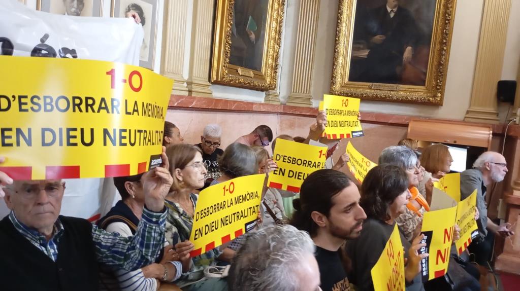 Imatge del ple de l'Ajuntament de Vilanova. PP Vilanova