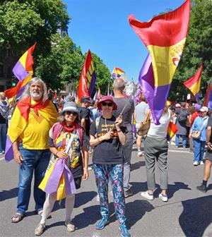 Imatges de la Marxa republicana