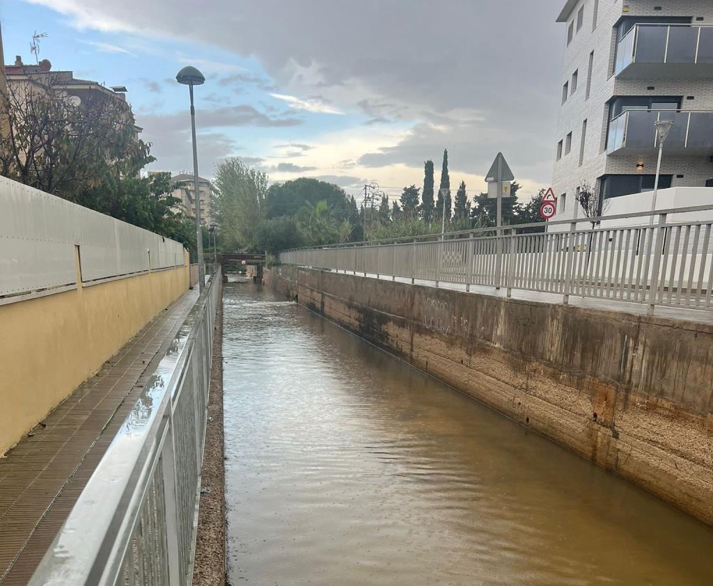 Imatges del temporal a Cunit. Ajuntament de Cunit