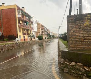 Imatges del temporal a Cunit