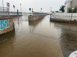 Imatges del temporal a Cunit