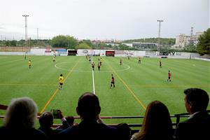 Inauguració de la nova gespa del camp de futbol del CE Vendrell