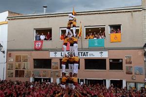 La Bisbal del Penedès recupera la gamma extra amb la torre de 8 sense folre de la Joves com a millor castell