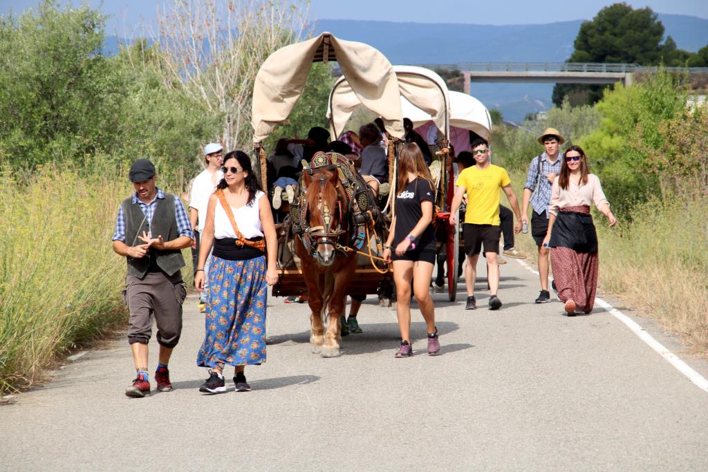 La Colla Vella recupera l'anada amb carro fins a Vilafranca del Penedès per Sant Fèlix després de tres dècades. ACN