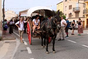 La Colla Vella recupera l'anada amb carro fins a Vilafranca del Penedès per Sant Fèlix després de tres dècades