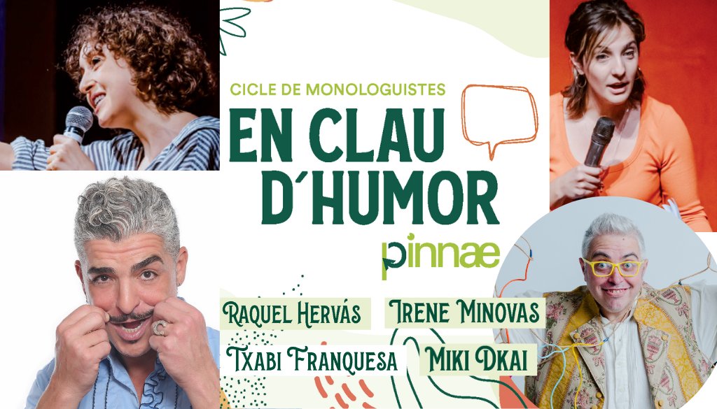 La Fundació Pinnae presenta el primer cicle de monogolistes 'En clau d'humor'. EIX