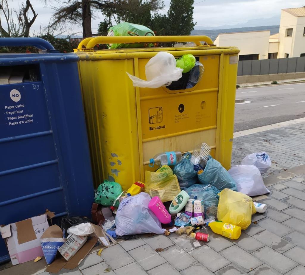 La Granada inicia una campanya per promoure el reciclatge eficient i reduir el cost de la gestió de residus. Ajuntament de La Granada