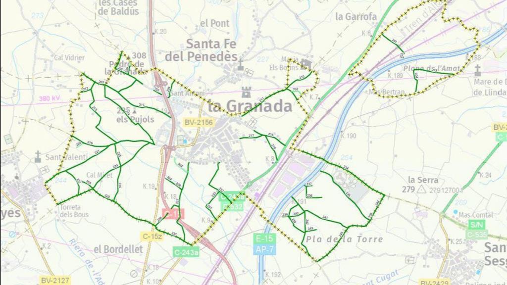 La Granada ja compta amb l’inventari municipal de camins. Diputació de Barcelona