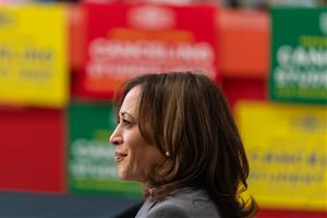 La vicepresidenta i candidata demòcrata a la Casa Blanca, Kamala Harris, en una imatge d'arxiu . ACN